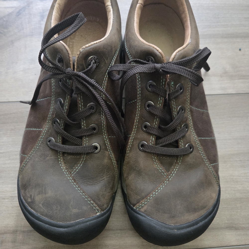 Keen Presidio Leather Sneakers with Lace-up Design